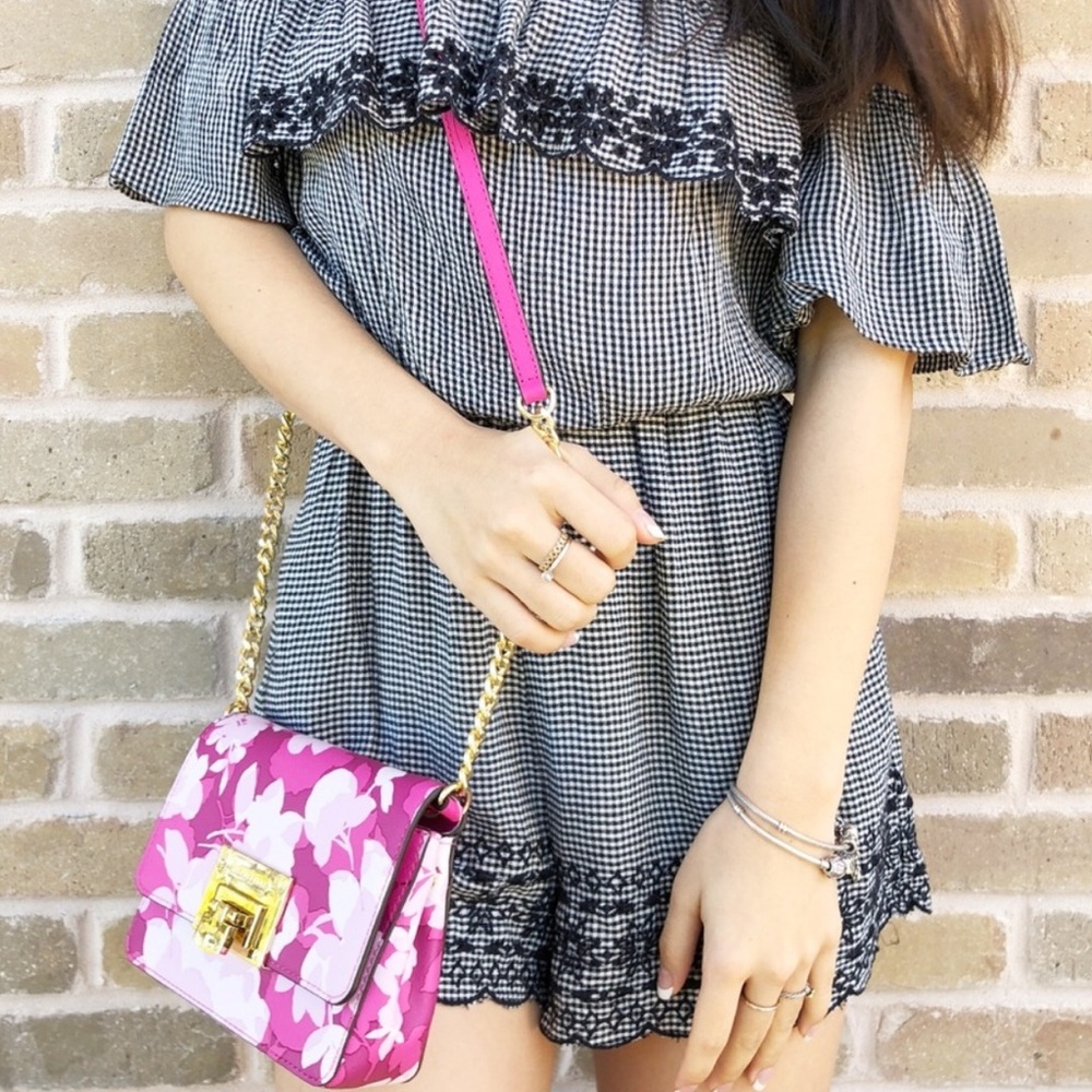 Michael Kors Small Crossbody Pink Floral - Picture 3 of 4